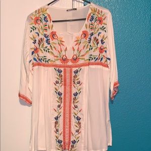 XL embroidered shirt